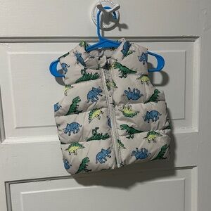 Old Navy Kids Dinosaur Print Vest - Green, Blue, Yellow